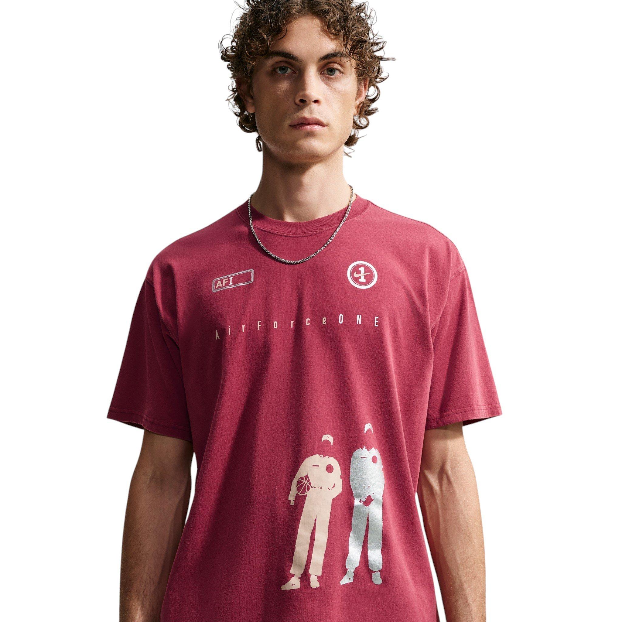 Nike Men's Sportswear Air Force One T-Shirt - RED